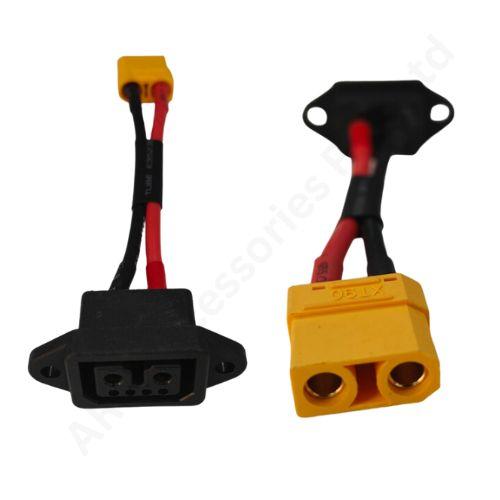 QY XT90 MALE+FEMALE WITH WIRE+3PIN CHARGING